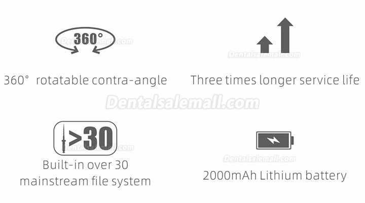 Woodpecker Endo Smart+ Dental Cordless Endodontic Motor with Reciprocating